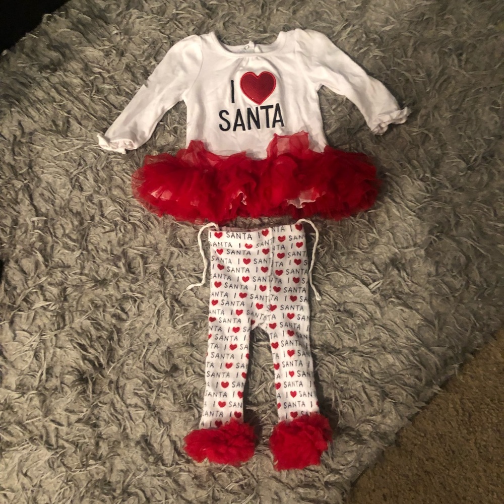 Mud Pie baby Christmas outfit